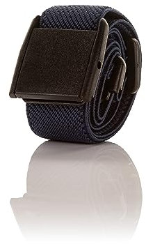 Olata Elastischer, Verstellbarer Unisex-Gürtel mit Kunststoffschnalle – Bequem und Langlebig für den Alltag. Dunkelblau