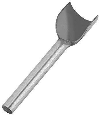 HEEPDD Punzón de Corte de Media Caña de Cuero, 20mm, Herramienta de Bricolaje para Corte de Cinturón y Cuero