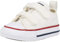 Converse Chuck Taylor All Star 2 V, Chaussure de Gymnastique Mixte bébé, Blanc/Garnet/Navy, Numeric_25 EU