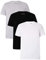 Lacoste Herren T-Shirt Rundhals TH3321, Männer Basic Tshirt,Tee,Regular Fit,Weiß,M