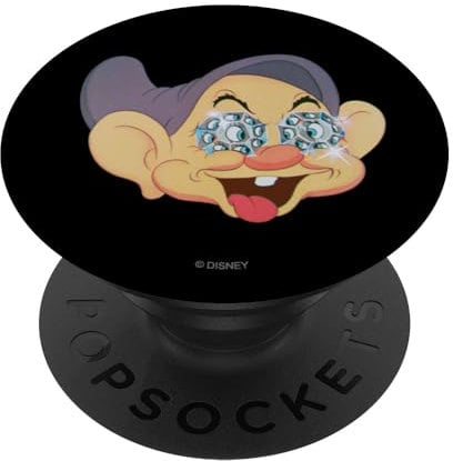 Disney Snow White and the Seven Dwarfs Dopey Diamond Eyes PopSockets Swappable PopGrip