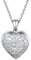 ChicSilver Silber Herz Medaillon zum Öffnen Damen Mädchen Photo Bild Anhänger mit Foto/Text Gravur Personalisierter Foto Herzanhänger für Geburtstag Valentinstag Weihnachten