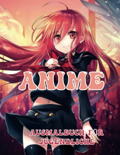Anime ausmalbuch fur jugendliche: Ein wunderschöner japanischer Anime-Malvorlagen mit Wunder-Zeichnungen und schönen Designs, auch für Erwachsene !!
