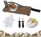 NEYOMID Kit Apri Ostriche Professionale,Set Di Strumenti Per Apri Ostriche In Acciaio Regolabile,Sguscia Ostriche Anticorrosione,Con Sguscia Ostriche 1pc,Coltello Per Ostriche 2pc,Set Di Guanti 1 Paio