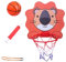 Milageto Kreativer Cartoon Tier Basketballständer, Sport, Basketballkorb, Erwachsene, Kinder, Löwe