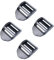 BAIWOAK Scorrimento per scaletta, 20 mm, 25 mm, 32 mm, 38 mm, 50 mm, in plastica per scaletta, chiusura regolabile, per zaino, tessitura, cinghie, borse, Nero