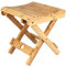 Escabeau Pliant en Bambou, Petite Chaise de Camp Pliante Portable en Bois Banc de Douche Tabouret de Toilette pour Douches de Salle de Bain, Saunas, Pêche(#1)