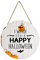 Willkommensschild Halloween-Kranz Kürbisholz Halloween-Holzanhänger Trick or Tag Hexenkürbis-Holzanhänger Halloween-Willkommens-Türschild Freundinnen Geschenk Valentinskarte