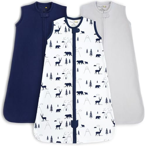 Mama Cheetah Baby Schlafsack, 0.5 TOG 100% Bio-Baumwolle, Ideal für den Sommer, Sommerschlafsack für Jungen und Mädchen, XL (18-24 Monat)