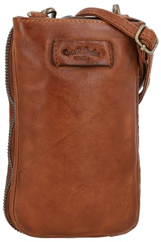 Gusti Umhängetasche Leder- Soren Damen Handtasche Ledertasche Vintage Braun Leder
