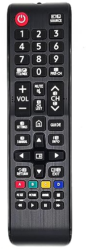 Ersatz Fernbedienung passend für Samsung TV UE65MU6200 UE65MU6220 UE65MU6400 UE65MU6470 UE65MU6500 UE65MU6670 UE65MU7000 UE65MU7070 UE65MU8000 UE65MU9000 UE65NU7379 UE65NU7379UXZG UE70KU6000