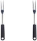 MasterClass Carving Fork with Soft Grip Handle, Stainless Steel, 32 cm (Pack of 2)