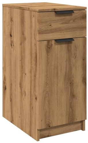 vidaXL Büroschrank Artisan-Eiche 33x50x75 cm Holzwerkstoff, Ablageschrank, Beistellschrank, Schrank, Aktenschrank, Beistellschrank Büro, Büro Schrank