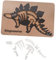 ibasenice Dinosaurier-konstruktionspuzzle Dinosaurierskelett Aus Holz Spielzeug Für Kleinkinder 3D-Puzzle-Spielzeug Für Jungen Und Mädchen Lernspielzeug Für Jungen Und Mädchen