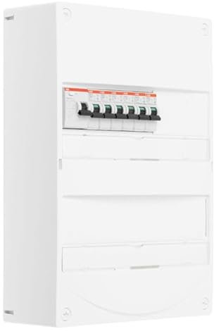 ABB Tableau 2 rangées pré-équipé 1 inter. diff. 40A type AC + 6 disjoncteurs