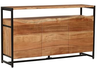 Garden Pleasure Interia Home & Living Sideboard MALA Akazie Sideboard Anrichte Schrank massiv Akazie, lackiert Maße ca.: L145xB40xH87cm