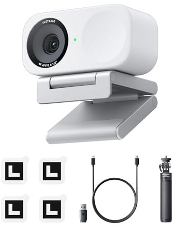 Insta360 Link 2C Bundle - Trípode, color blanco