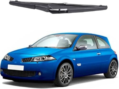 KFBJM Trasero Escobilla Limpiaparabrisas para Megane 2 Hatchback 2006 2007 2008, Coche Ventanas Escobilla Caucho Repuesto Limpieza Accesorios