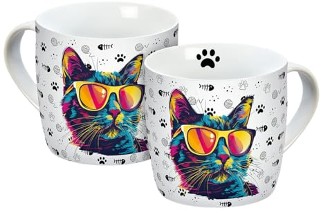 Tasse Cool Cat 300ml | GEDA Labels | Tasse | Katze | Cool | Kaffee | Tee