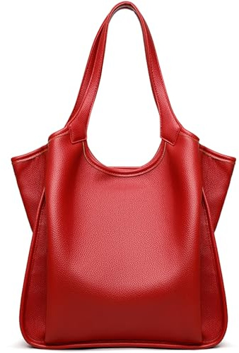 Myhozee Shopper Damen Große Tote Bag Handtasche PU Laptoptasche Leder Schultertasche Arbeitstasche Tragetasche Henkeltasche Lehrertasche Aktentasche für College, Schule, Arbeit, Alltag