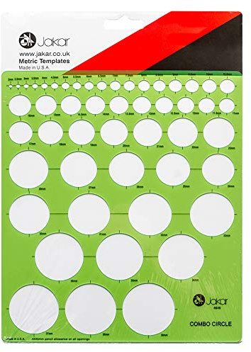 Jakar Metric Templates Combo Circle