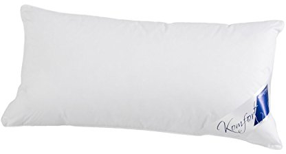 LINEA by böhmerwald - cosy - hochwertiges Kopfkissen balance, 40x80, 70% Federn Klasse 1, 30% kuschlige neue Daunen, Allergiker geeignet, waschbar bis 60°C, in Deutschland produziert