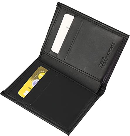 FASHIONGEN - Porte cartes en cuir SAWSAN - Noir, Noir, Taille unique