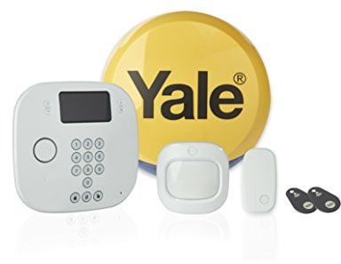 Yale IA-210 Intruder Alarm Starter Kit, Part-Arm Function, Phone Call Alerts, Contactless Control, White