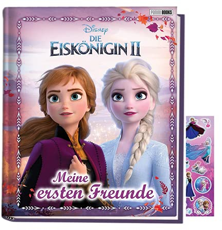 Eiskönigin Disney 2: Meine ersten Freunde (Kindergartenfreundebuch) + Frozen -Sticker, Freundealbum ab 3 Jahren