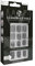 W7 Glamorous Nails - Salon Professional False Nails At Home - Glue Adhesive Included - Square Oval Shape - Jet Black