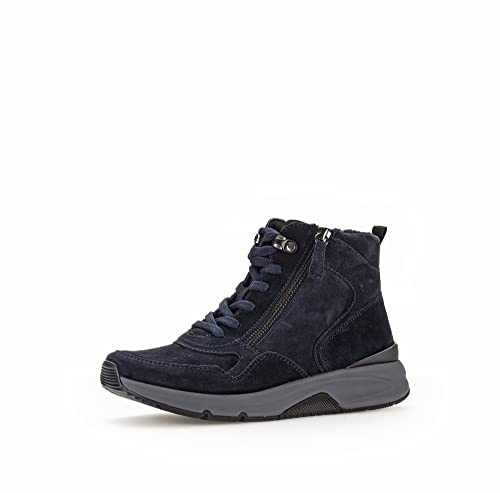 Gabor Damen Schnürstiefeletten, Frauen Schnürboots,Wechselfußbett