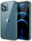 JETech Hülle für iPhone 12/12 Pro 6,1 Zoll, Nie Vergilbung Handyhülle Schutzhülle Case Cover mit Anti-kratzt Transparente und Rückseite (Pazifisches Blau)