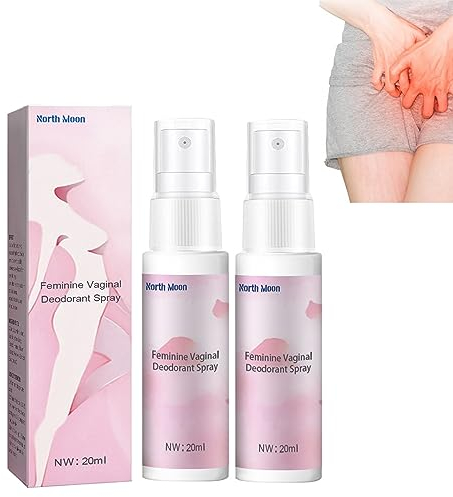Intim Deo Für Frauen - Intimdeodorant Mit Kräuterextrakt Zur Geruchs- Und Juckreizlinderung - Intimbereich-Spray (2 Stück)