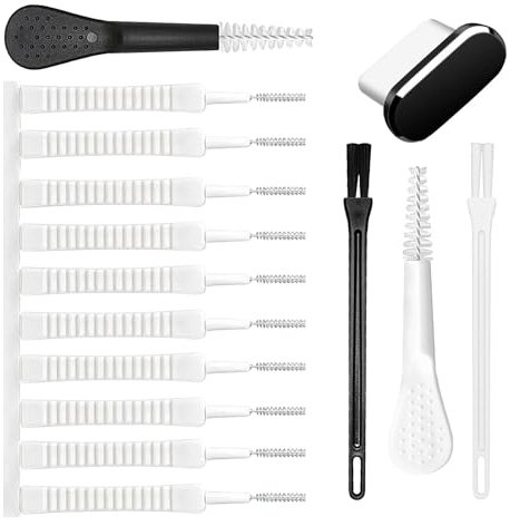 Gmokluytw Mobile Phone Cleaning Kit, Portable Phone Cleaning Tool, 15X/Set of Brush Tools for Headphone Socket - Charging Port Cleaner, Tool Set