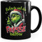 MoonWorks Tasse Weihnachten Grinch Spruch Einfach mal die Fresse halten Geschenk Weihnachtsmuffel Morgenmuffel Bürotasse Lustig schwarz standard