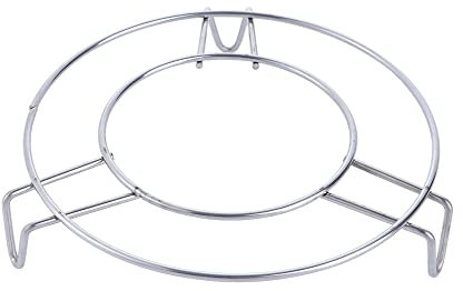 Griglia per cottura a vapore in acciaio inossidabile, vassoio multiuso per cottura a vapore, griglia di raffreddamento per cucinare pentole e utensili da cucina (S)