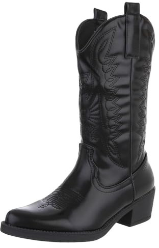 Ital Design Damenschuhe Stiefel Western- & Bikerstiefel