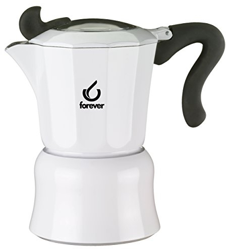 Caffettiera macchina del caffe' miss coco' bianca 6 tazze 600g