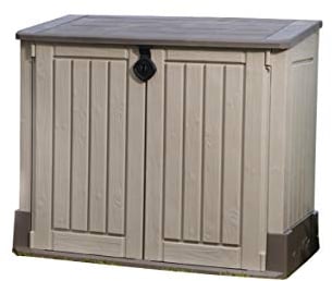 Keter Mülltonnenbox Store it Out Midi, Beige, 845L