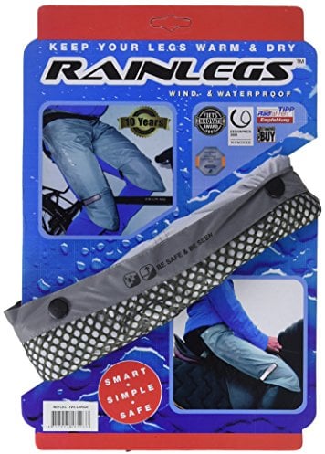 Rainlegs Herren Reflekterende Regenschutz, Grau, XL EU
