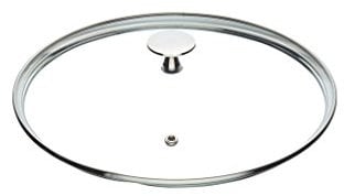 MasterClass Tempered Glass Saucepan Lid with Stainless Steel Handle, 24 cm (9.5)