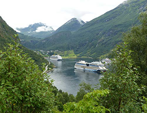 hansepuzzle 73065 - Norwegen Puzzle 1000 Teile - Reisen-Puzzle mit hochwertiger Aufbewahrung: Kartonbox und wiederverschließbarem Beutel - Format 60 × 46 cm