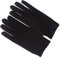 MoreChioce 10 Paar Handschuhe Baumwolle Weiß Weiss Baumwollhandschuhe Arbeitshandschuhe 8.66 Zoll Lange Handschuhe für Schmuck Inspektion, Tägliche Arbeit,Schwarz
