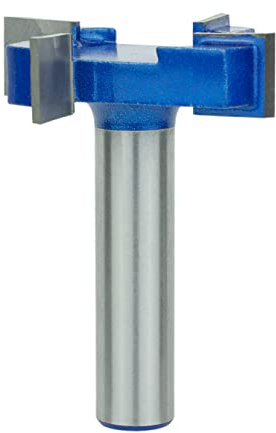 Sabre Tools 1/2 Shank 2 Diameter Carbide-Tipped Cut CNC Spoilboard Surfacing Router Bit for Slab Flattening and Planing
