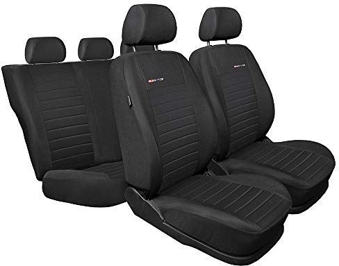 Mossa - Maßgeschneiderte Sitzbezüge Auto kompatibel mit Toyota Yaris II Hatchback, Limousine (2005-2011) - Autositzbezüge Schonbezüge für Autositze - E4