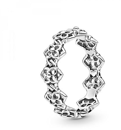 PANDORA Anello 199401C00-52 fascia di petali di rosa