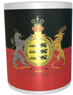 U24 Tasse Kaffeebecher Mug Cup Flagge furchtlos & treu