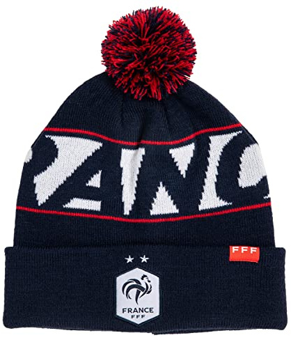 Equipe de FRANCE de football Mütze mit Bommel für Kinder, offizielle Kollektion