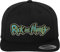 Rick and Morty Offizielles Lizenzprodukt Premium Snapback Cap (Schwarz), Einheitsgröße