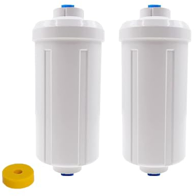 HUINING Filtre à eau fluoroarsenic , élément remplaçable, compatible avec et d'autres systèmes de filtration par gravité, réduit efficacement le chlore et le fluor (2 PCS)
